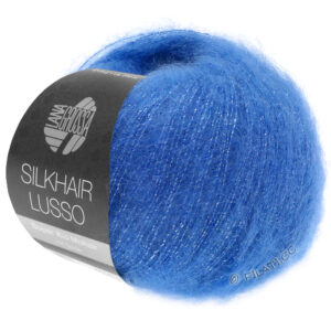 Lana Grossa Silkhair Lusso blå 925